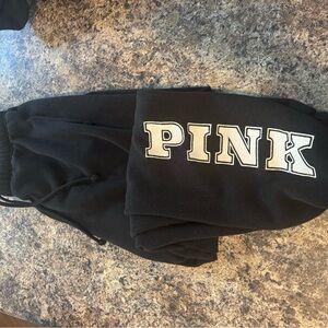 PINK Victoria's Secret Black Joggers